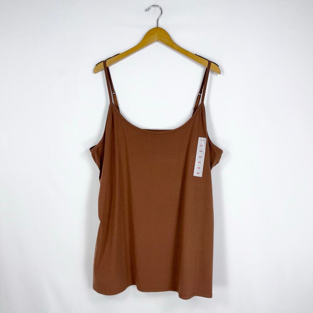 Old Navy Plus Women's Cami Tank Top Set Bundle Size 4X Brown Wine